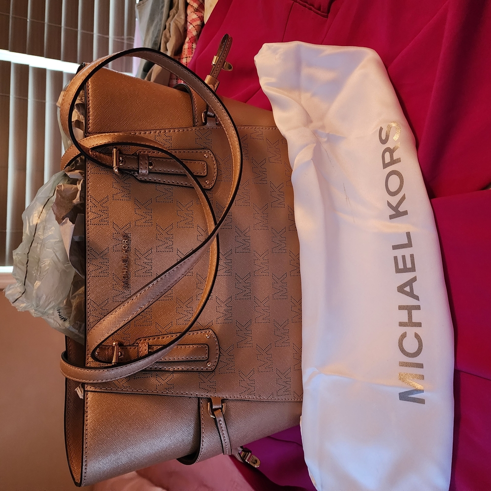 Michael Kors Brown Satchel Bag